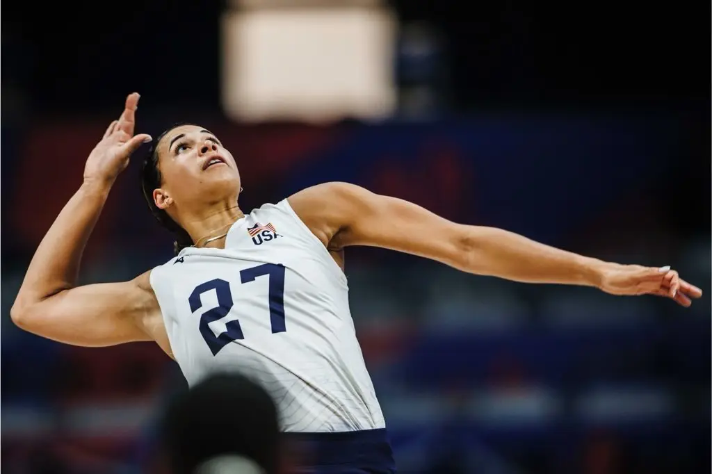 Volleyball player shoulder